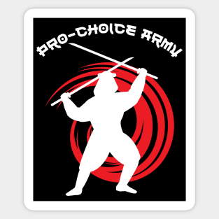 Pro-Choice Army Sticker